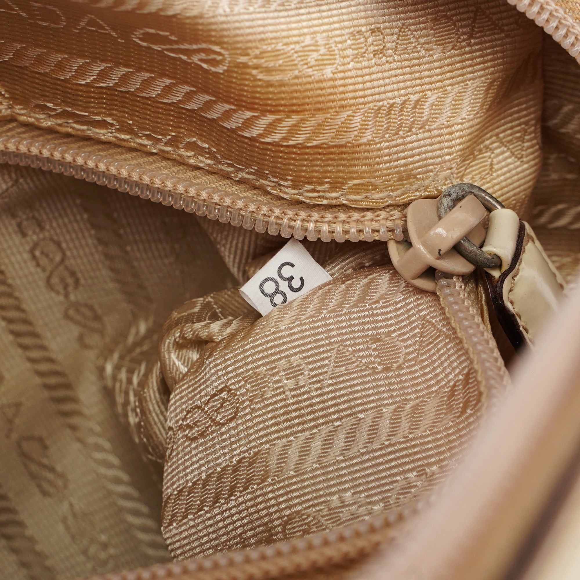 Prada Beige Gradient Spazzolato Tote Bag