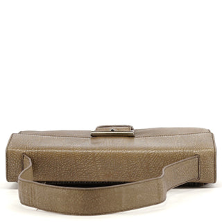 Prada Beige Lama Leather Belt Shoulder Bag