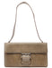 Prada Beige Lama Leather Belt Shoulder Bag