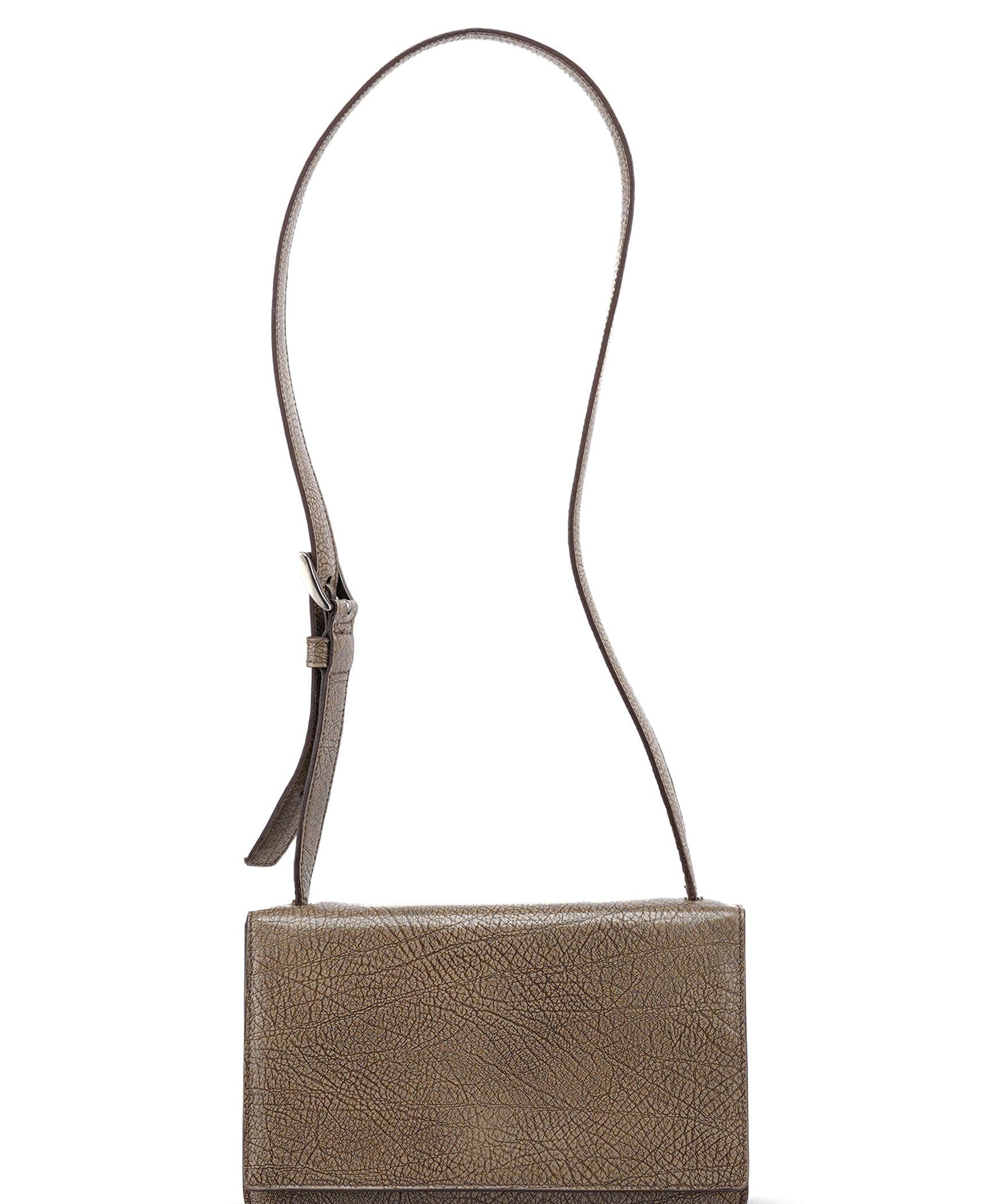 Prada Beige Lama Leather Shoulder Bag