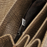 Prada Borsa a spalla in pelle di lama beige