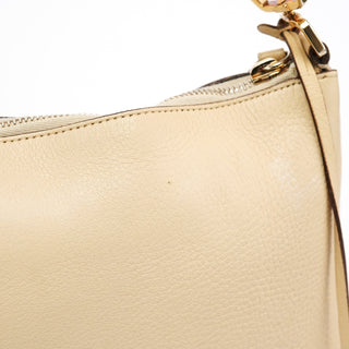 Prada Beige Leather Daino Box Shoulder Bag