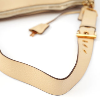 Prada Beige Leather Daino Box Shoulder Bag
