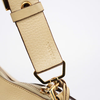 Prada Beige Leather Daino Box Shoulder Bag