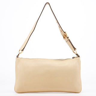 Prada Beige Leather Daino Box Shoulder Bag