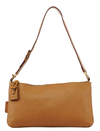 Prada Beige Leather Shoulder Bag