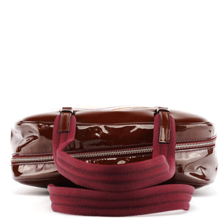 Prada Beige Orange Spazzolato Bowling Sport Bag