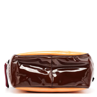 Prada Beige Orange Spazzolato Bowling Sport Bag