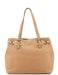 Prada Beige Pebbled Leather Tote Bag