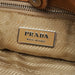 Prada Beige Pebbled Leather Tote Bag