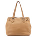 Prada Beige Pebbled Leather Tote Bag