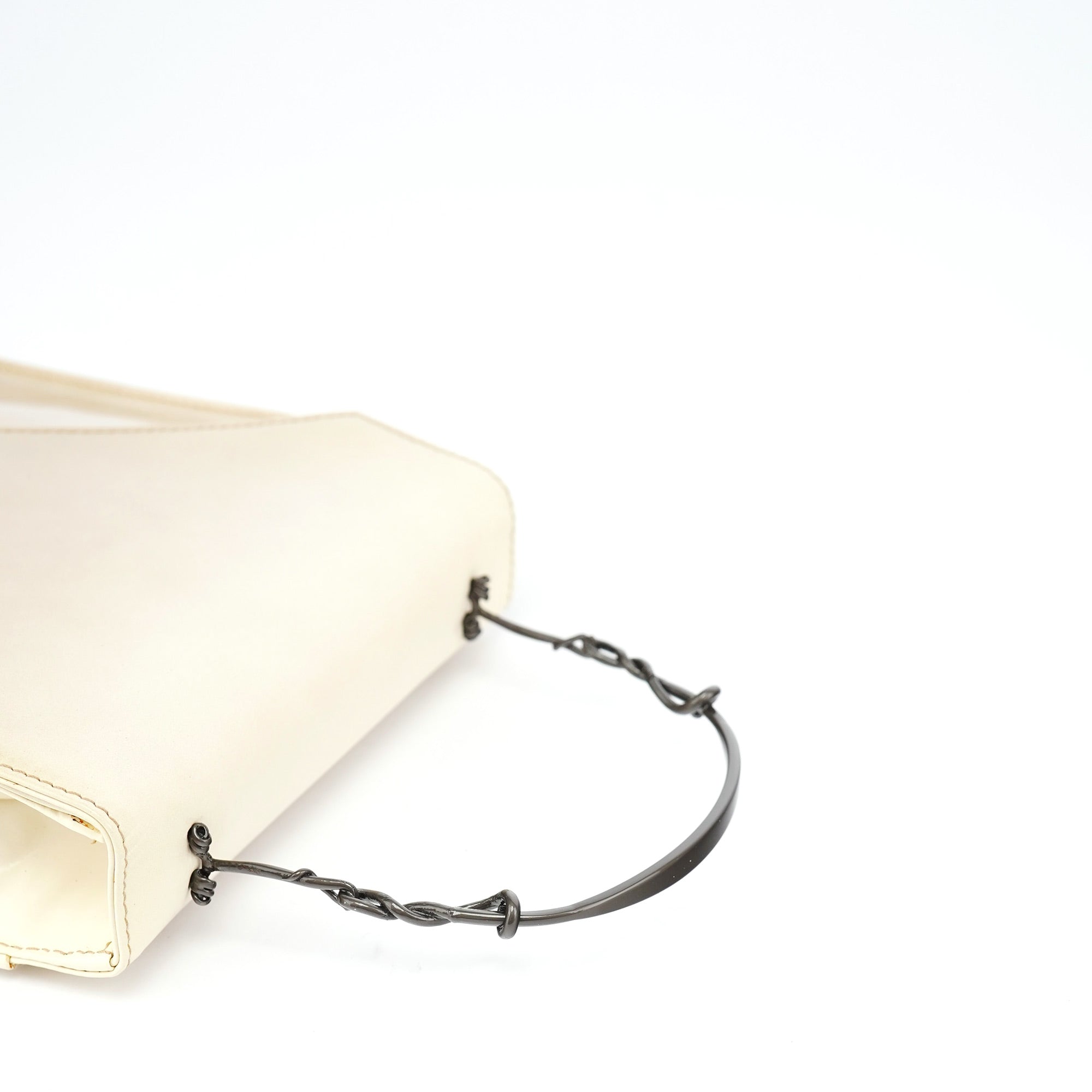 Prada Beige Spazzolato Asimetric Handbag