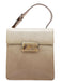 Prada Beige Spazzolato Buckle Handbag