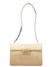 Prada Beige Spazzolato Buckle Shoulder Bag