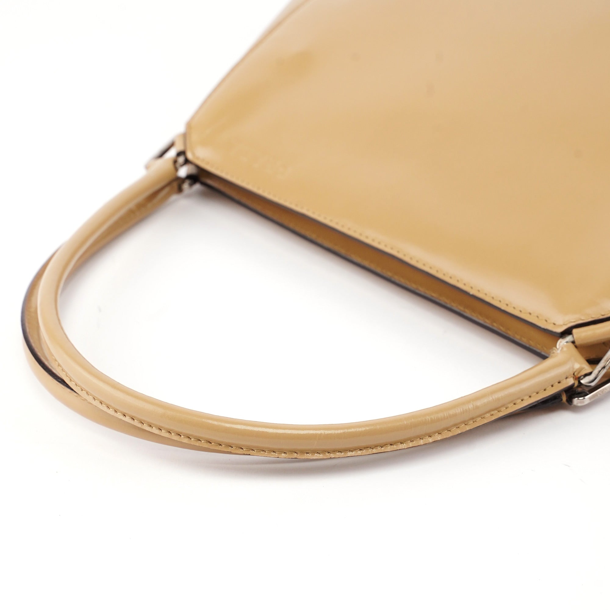 Prada Spazzolato Chic Handtasche in Beige