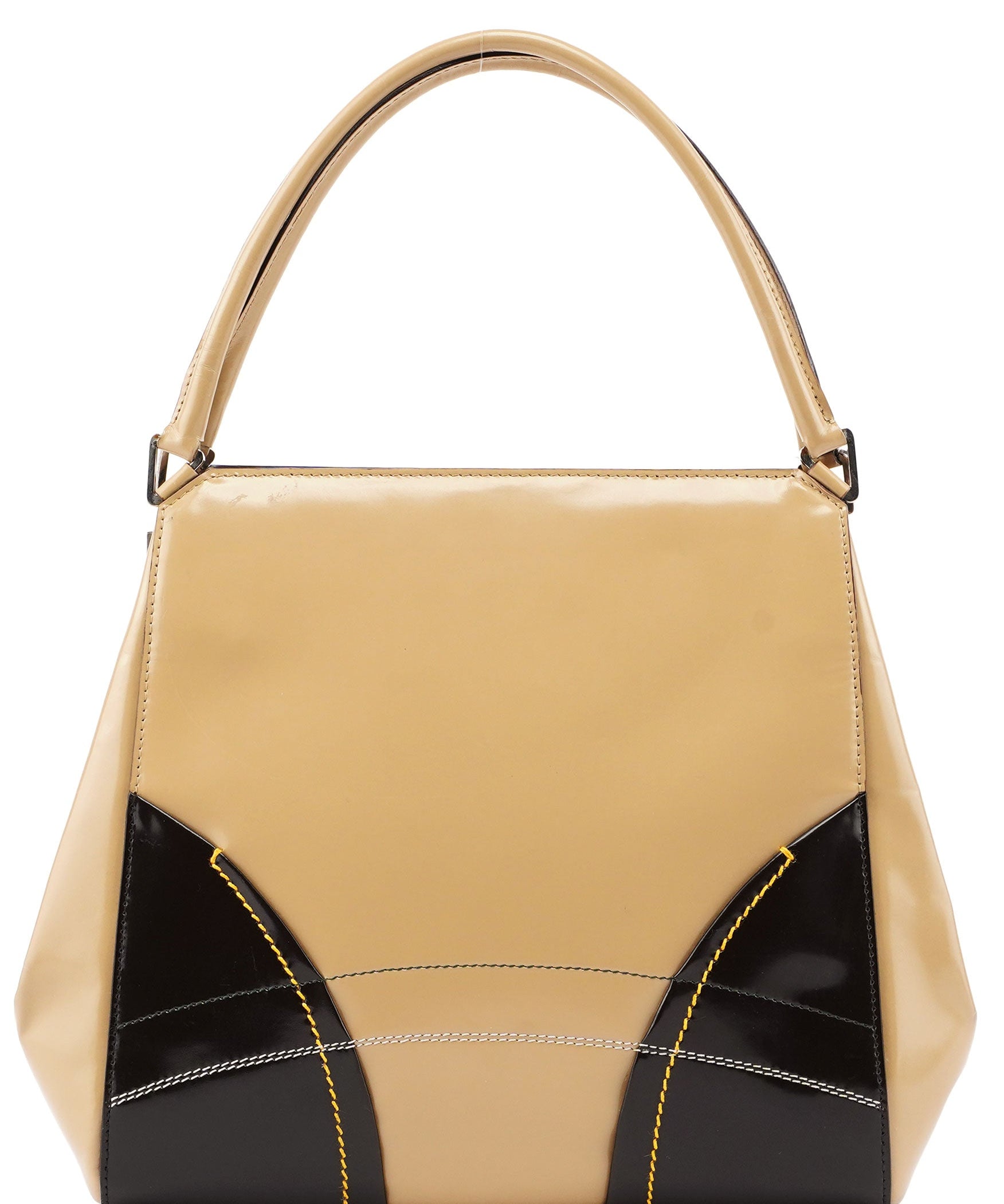 Prada Beige Spazzolato Chic Bag