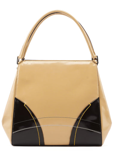 Prada Beige Spazzolato Chic Bag