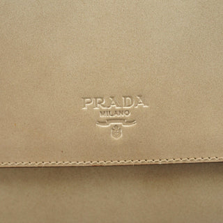 Prada Beige Spazzolato Crossbody Bag