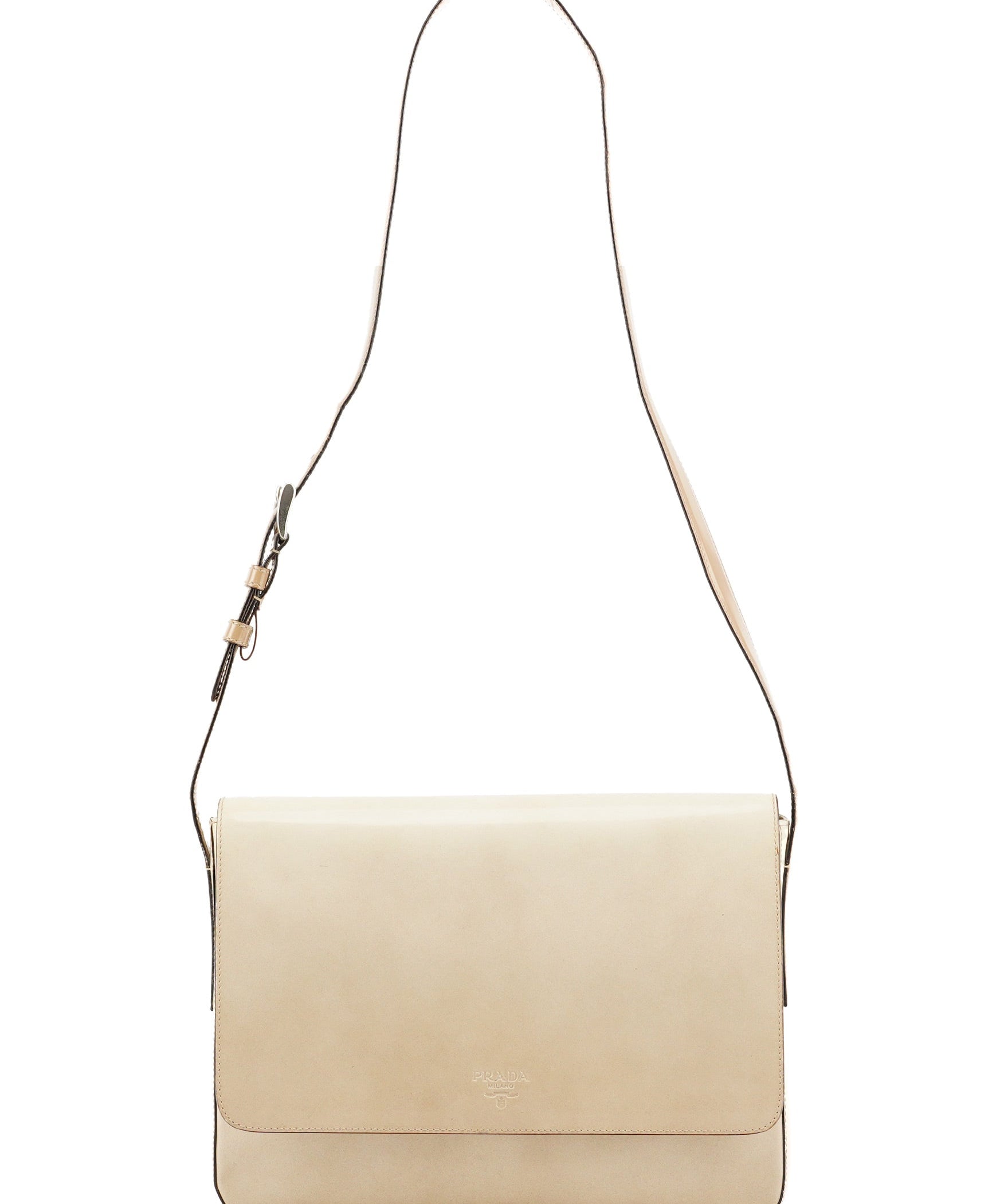 Prada Beige Spazzolato Crossbody Bag