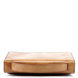 Prada Beige Spazzolato Flap Handbag
