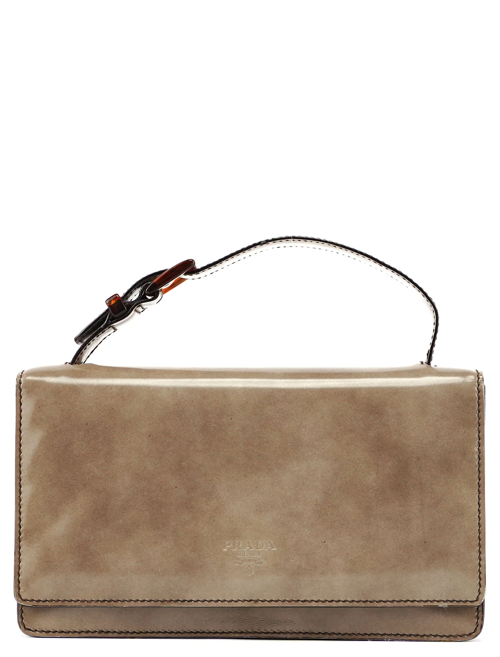 Prada Beige Spazzolato Handbag