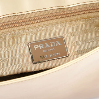 Prada Beige Spazzolato Shoulder Bag