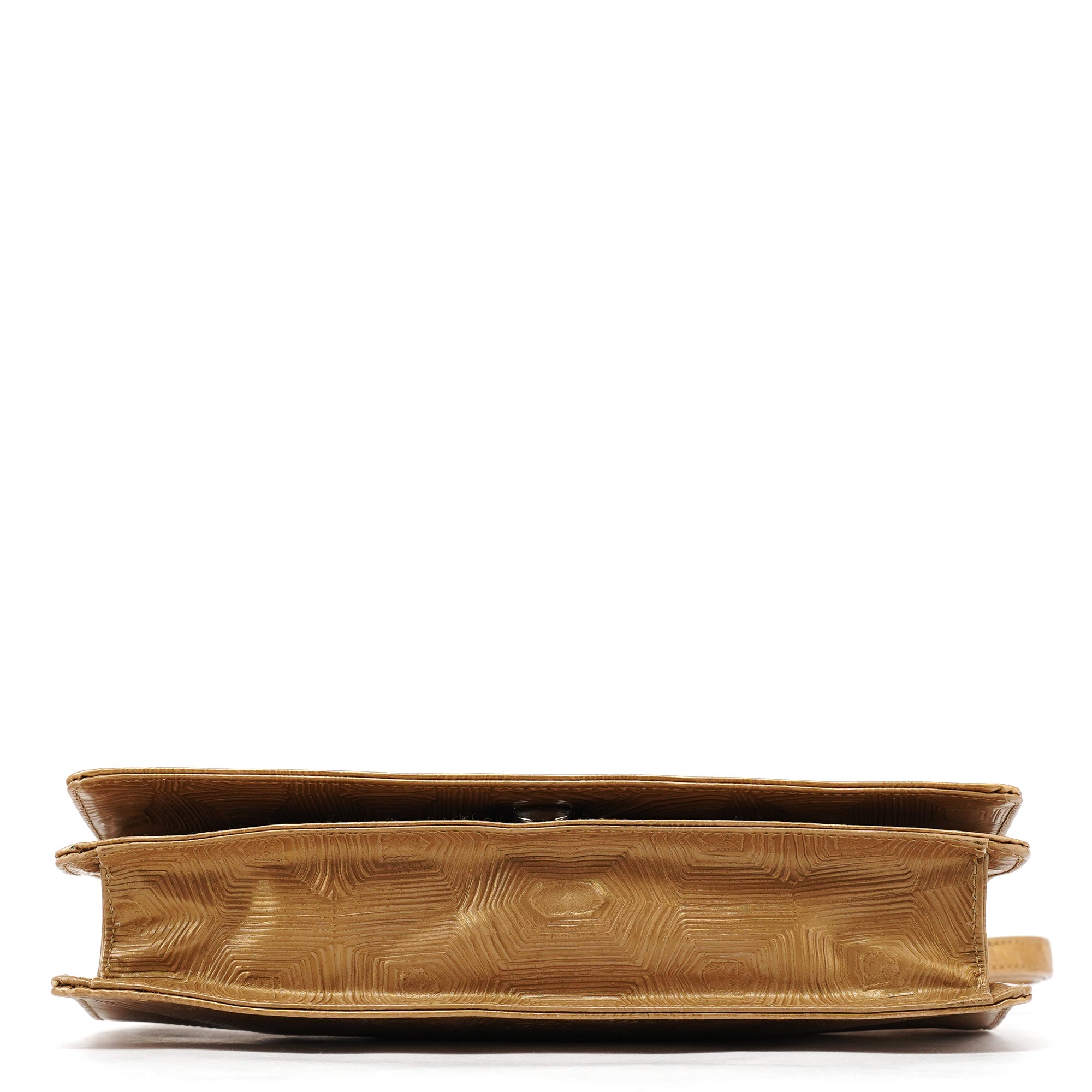 Prada Beige Tartaruga Mordo Shoulder Bag