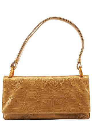 Prada Beige Tartaruga Mordo Shoulder Bag