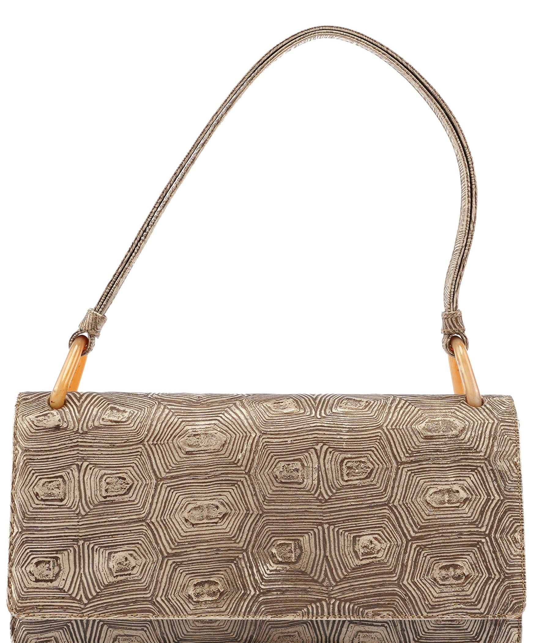 Prada Beige Tartaruga Shoulder Bag