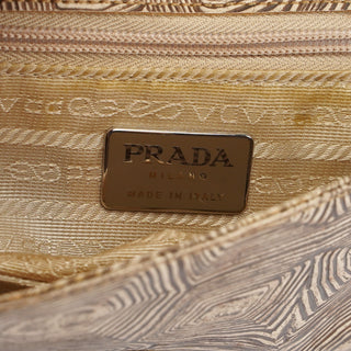 Prada Beige Tartaruga Shoulder Bag