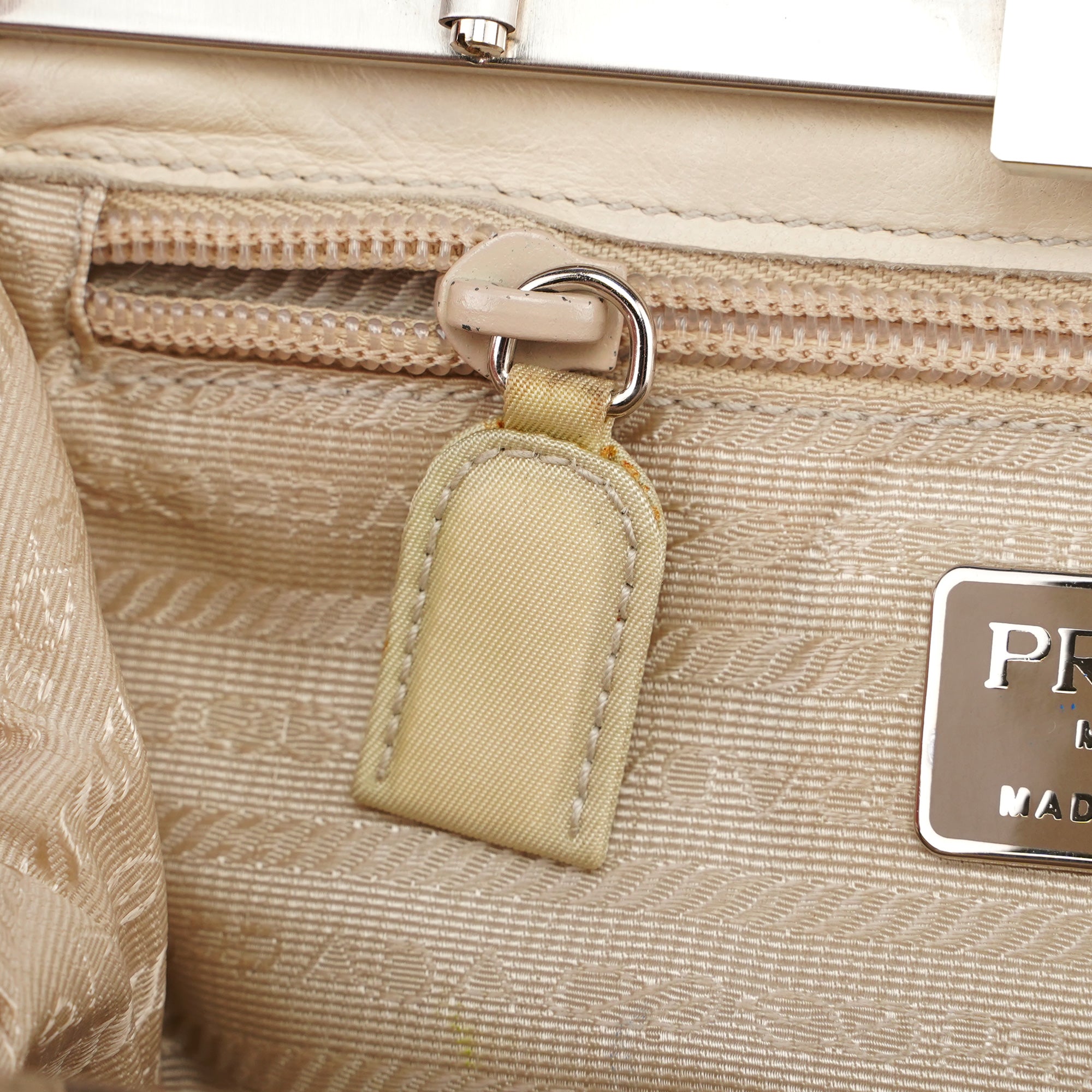 Prada Beige Tessuto Vintage Bag