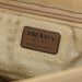 Prada Beige Vitello Buckle Shoulder Bag