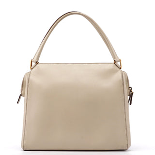 Prada Beige Vitello Chic Bag