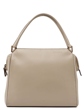 Prada Beige Vitello Chic Bag