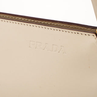 Prada Beige Vitello Chic Bag