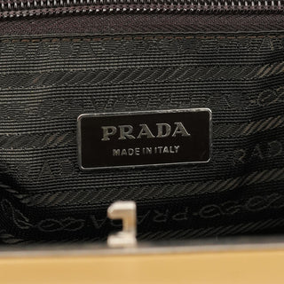Prada Beige Vitello Chic Shoulder Bag