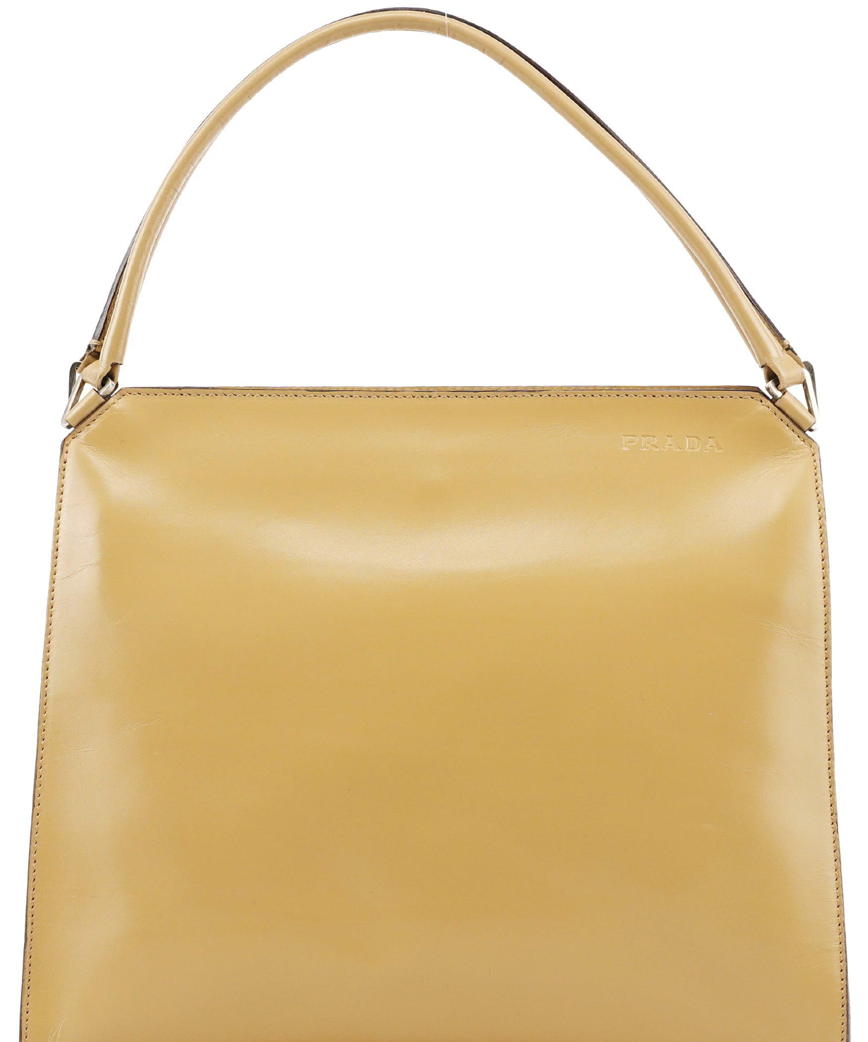 Prada Beige Vitello Chic Shoulder Bag