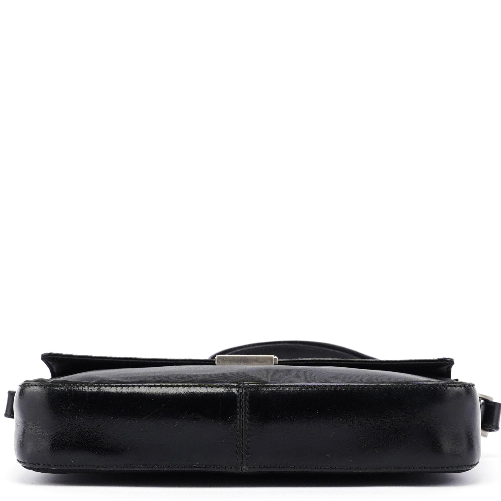 Prada Sac porté épaule à boucle noir