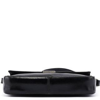 Prada Black Buckle Shoulder Bag