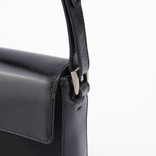 Prada Black Buckle Shoulder Bag