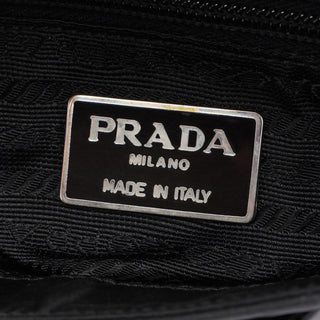 Prada Black Buckle Shoulder Bag