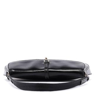 Prada Black Calfskin Cleo Hobo Shoulder Bag