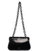 Prada Black Calfskin Clutch Chain Shoulder Bag