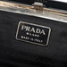 Prada Black Calfskin Clutch Chain Shoulder Bag