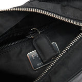 Prada Tote med kæde i sort kalveskind og nylon