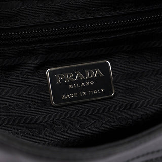 Prada Black Calfskin Plastic 1998