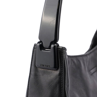 Prada Black Calfskin Plastic 1998