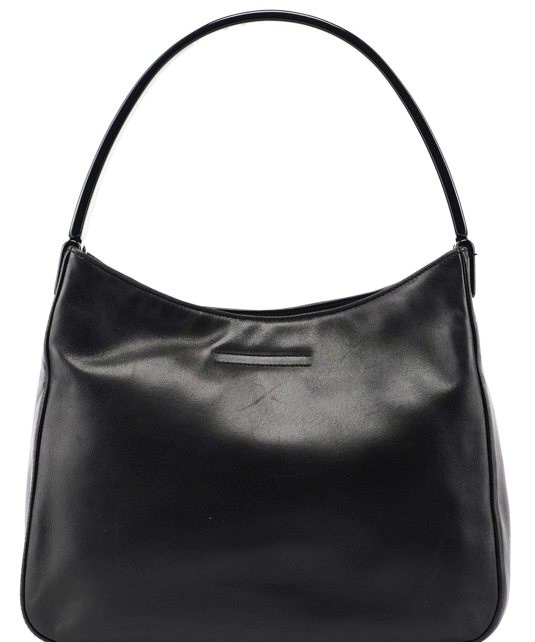 Prada Black Calfskin Plastic 1998