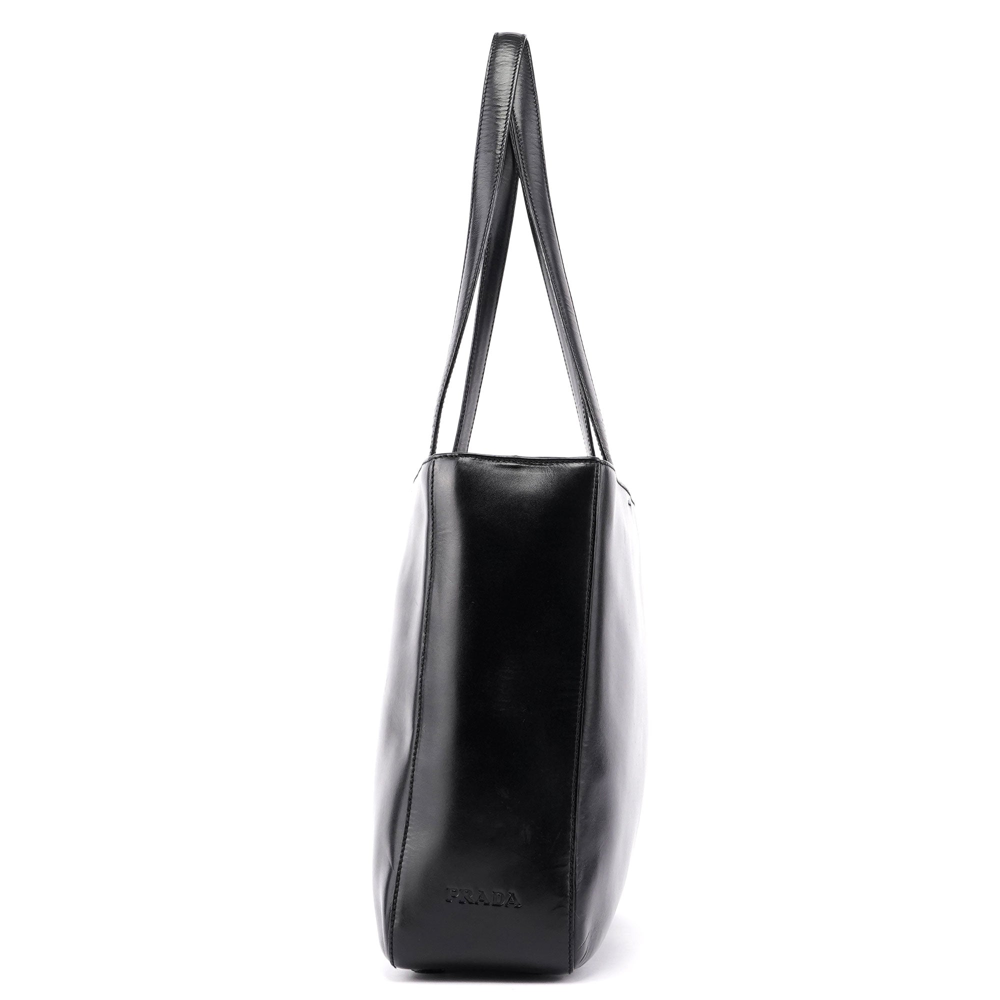 Prada Black Calfskin Tote Bag