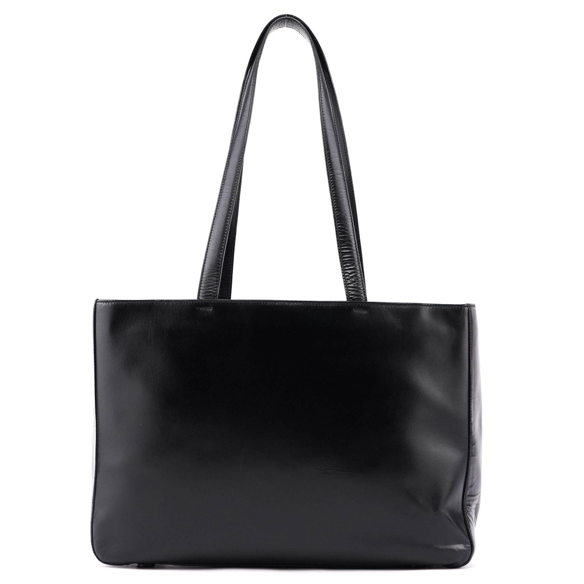 Prada Black Calfskin Tote Bag